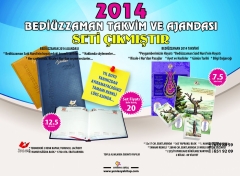 Bediüzzaman 2014 Seti takvim-ajanda_1